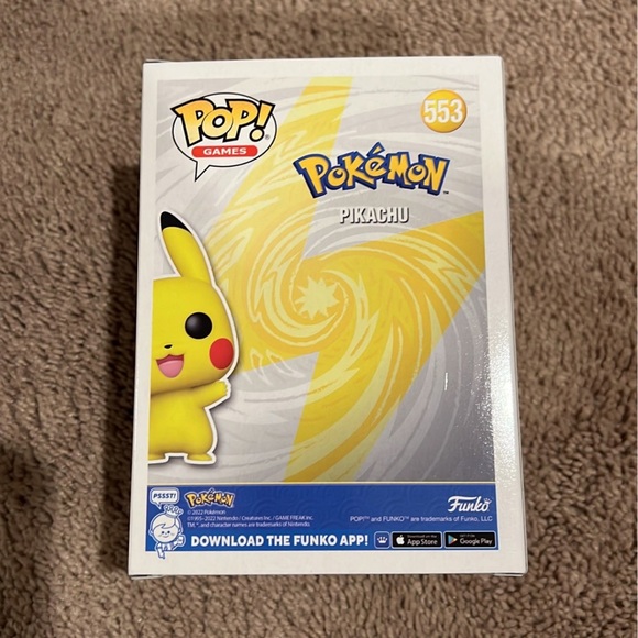 Funko Pop Pikachu 553 Flocked Zavvi Exclusive - Picture 2 of 4